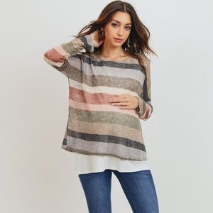 Maternity and Nursing Sweater